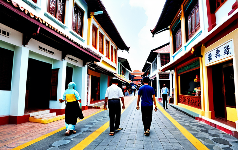 관광학과 문화유산 - Melaka Heritage Walk**

"A vibrant scene in Jonker Street, Melaka, Malaysia. Focus on a fully clothe...