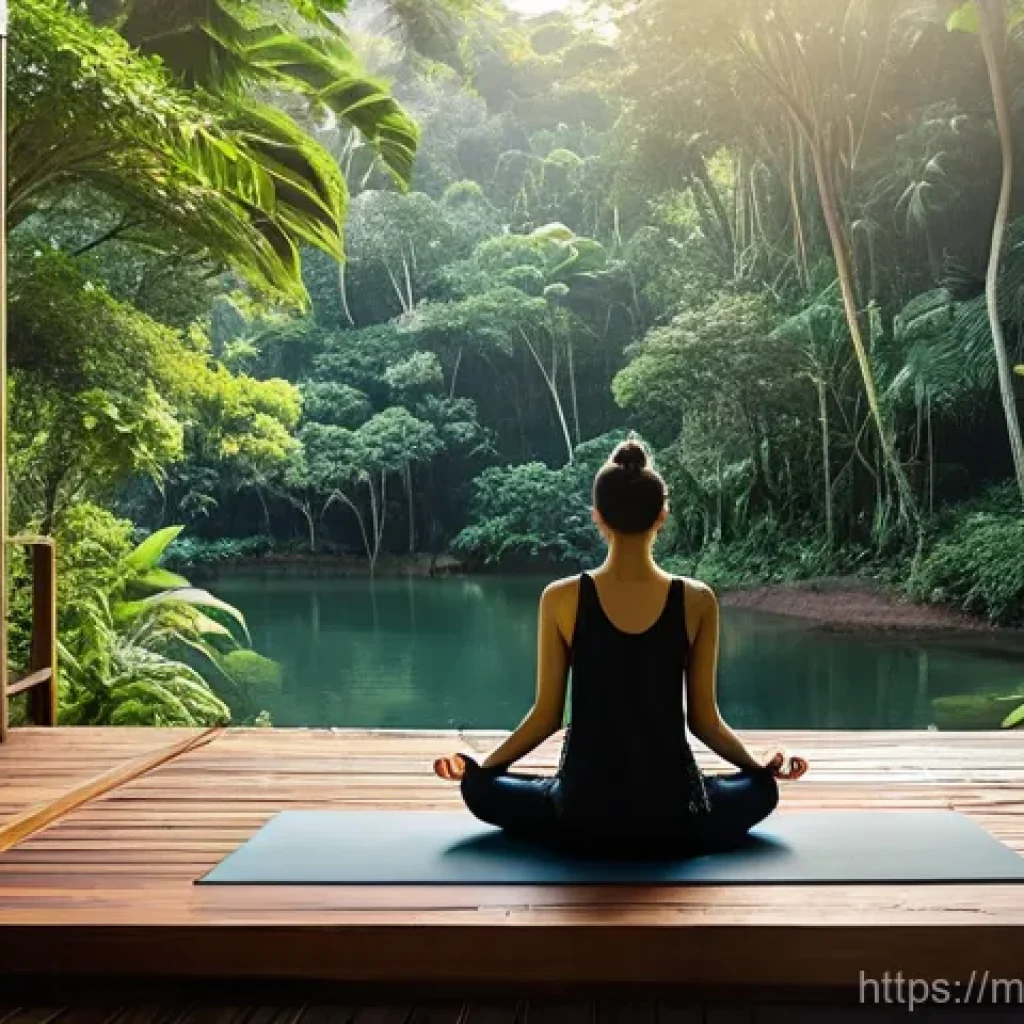 글로벌 관광의 미래 - **Prompt 1: Sustainable Nature Escape**
"A tranquil and vibrant eco-resort nestled deep within t...